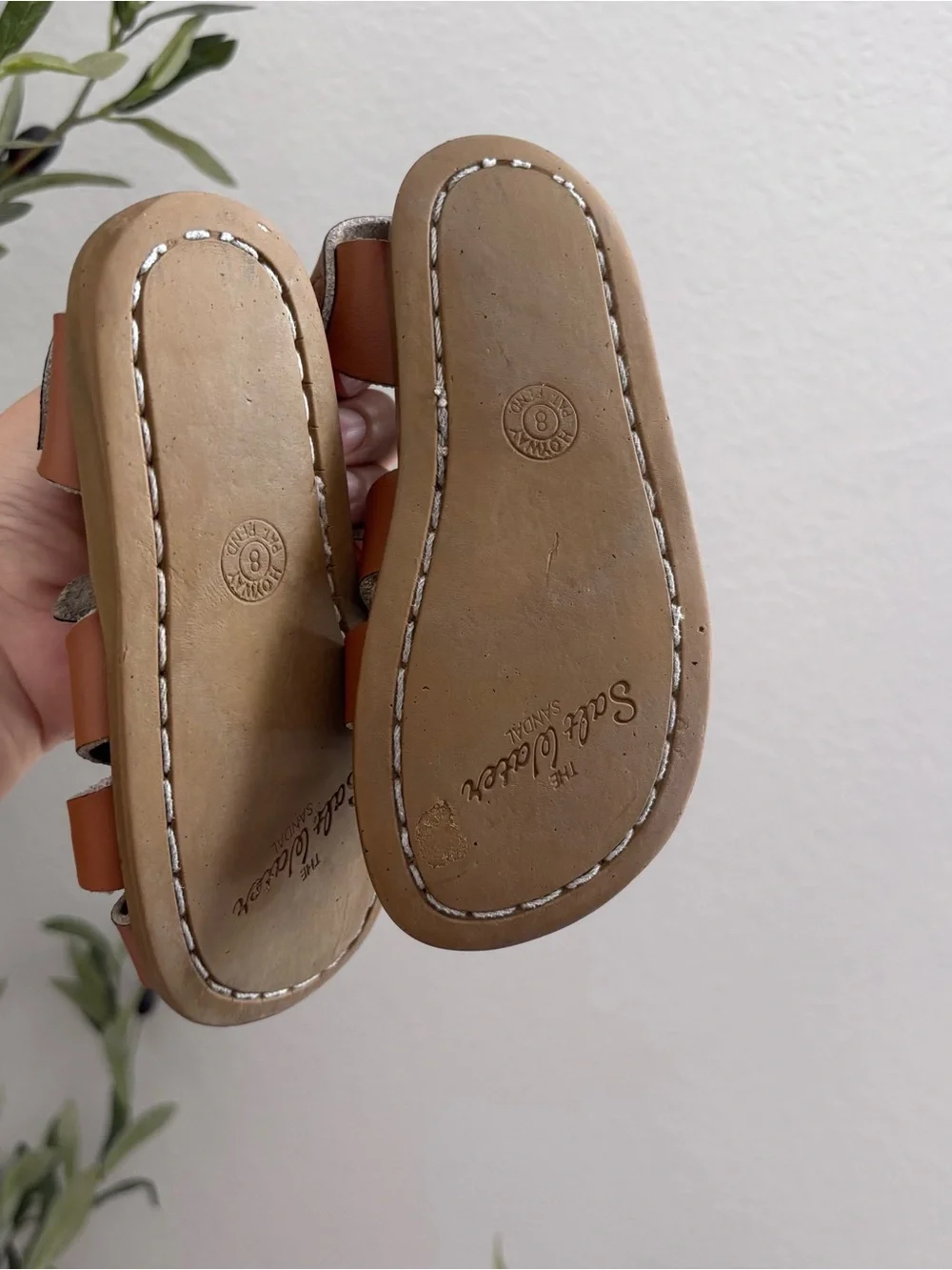 Salt Water Girls Brown Strappy Leather Sandals